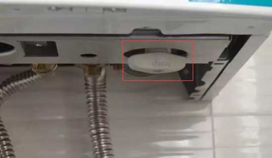 威能壁挂炉补水示意图